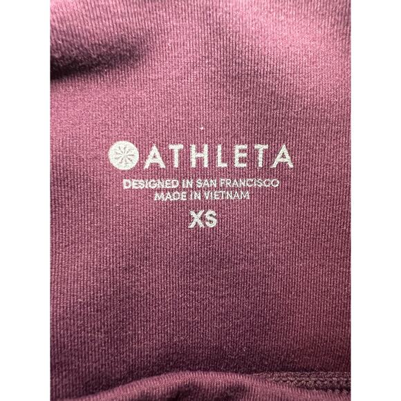 Athleta Mercer Purple Tights XS with Pockets - Picture 3 of 5